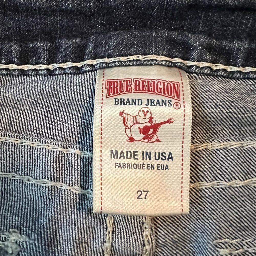 True religion low rise skinny jeans. Size 27‎ - Picture 4 of 12